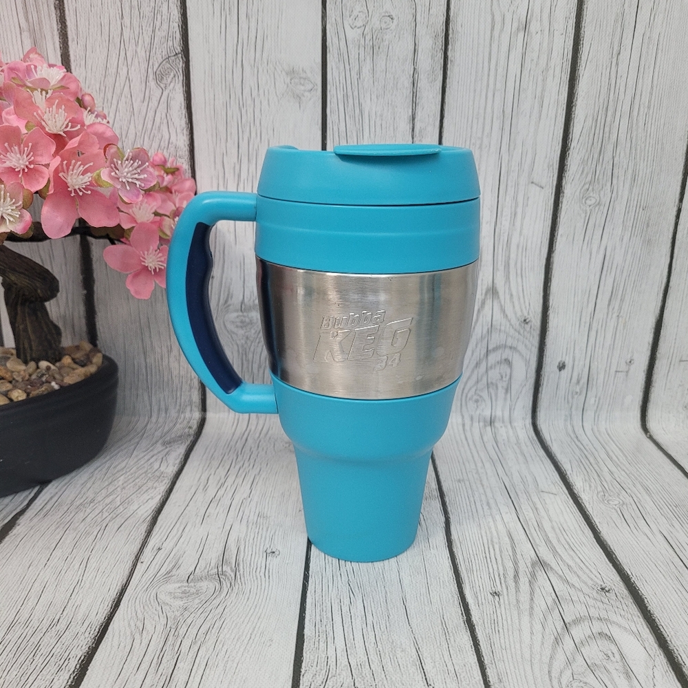 Bubba Keg Teal Blue Insulated Travel Mug/Cup 34-ounce